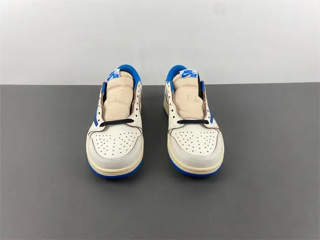 Jordan 1 Retro Low OG SP Fragment x Travis Scott Sail Military Blue 