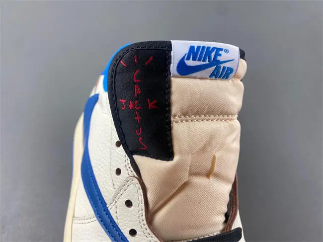 Jordan 1 Retro Low OG SP Fragment x Travis Scott Sail Military Blue 