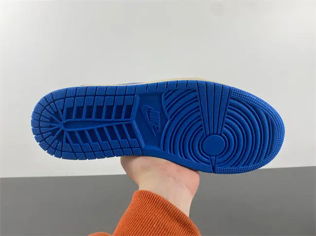 Jordan 1 Retro Low OG SP Fragment x Travis Scott Sail Military Blue 