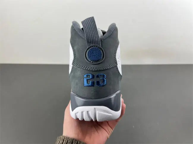 Air Jordan 9 “Flint Grey”Color: White French Blue-Flint 