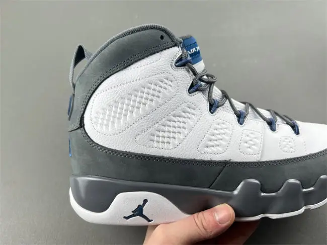Air Jordan 9 “Flint Grey”Color: White/French Blue-Flint  FCF1603