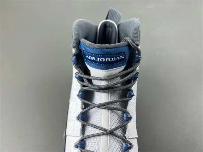 Air Jordan 9 “Flint Grey”Color: White French Blue-Flint 