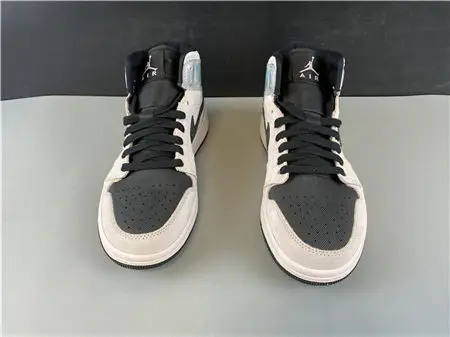 Jordan1 Mid Dirty Powder Iridescent 