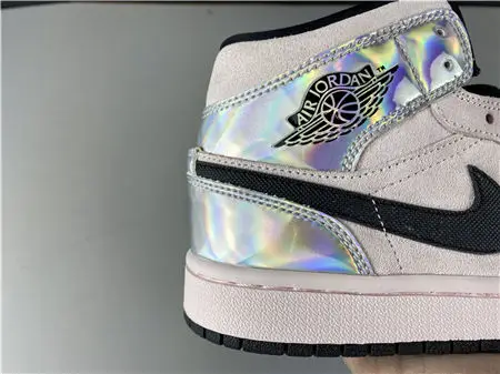 Jordan1 Mid Dirty Powder Iridescent 
