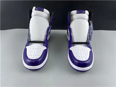 Jordan1 Retro Court Purple White 