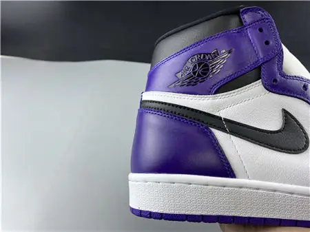 Jordan1 Retro Court Purple White 