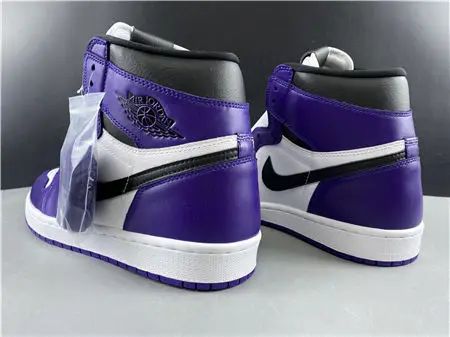 Jordan1 Retro Court Purple White 