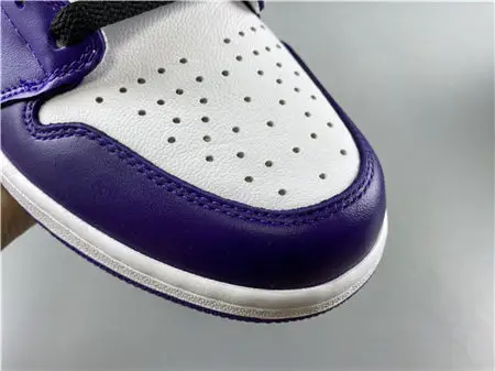 Jordan1 Retro Court Purple White 
