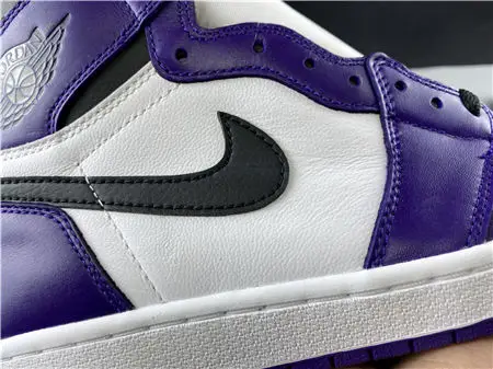 Jordan1 Retro Court Purple White 