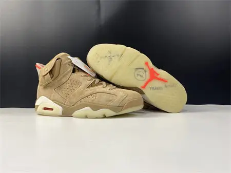 Jordan6 Travis Scott British Khaki 