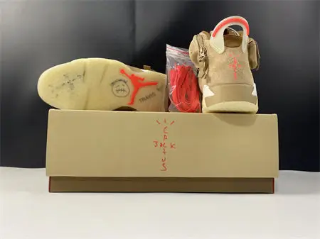 Jordan6 Travis Scott British Khaki 