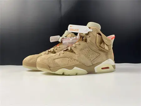 Jordan6 Travis Scott British Khaki 