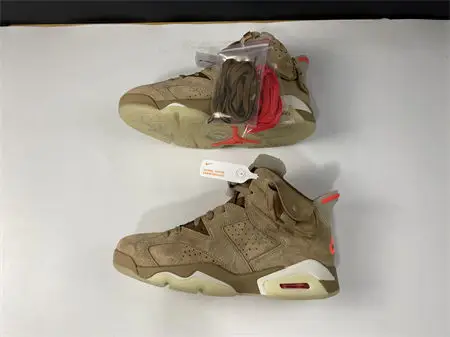 Jordan6 Travis Scott British Khaki 
