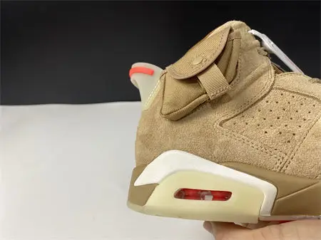 Jordan6 Travis Scott British Khaki 
