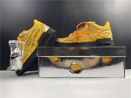 Nike Air Rubber Dunk Off-White University Gold 