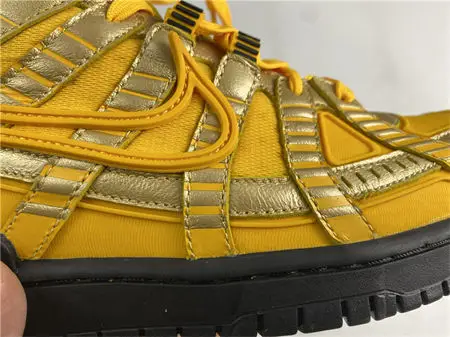 Nike Air Rubber Dunk Off-White University Gold 