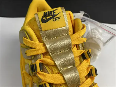 Nike Air Rubber Dunk Off-White University Gold 