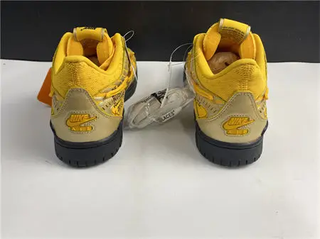 Nike Air Rubber Dunk Off-White University Gold 