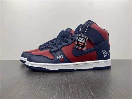 Nike SB Dunk High Supreme By Any Means Navy 