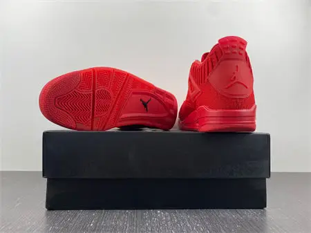 Jordan 4 Retro Flyknit Red 