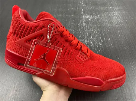 Jordan 4 Retro Flyknit Red 