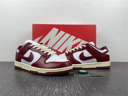 Nike Dunk Low PRM Vintage Team Red 