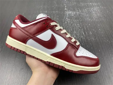 Nike Dunk Low PRM Vintage Team Red 