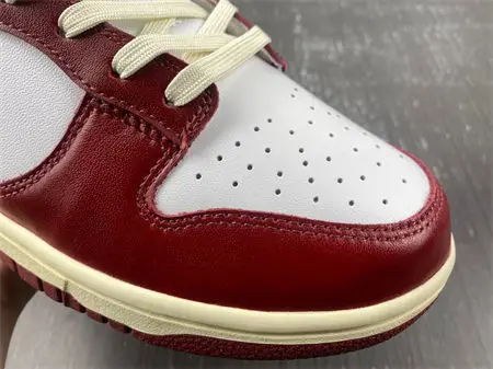 Nike Dunk Low PRM Vintage Team Red 