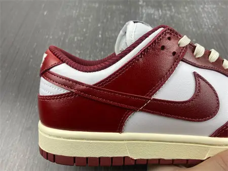 Nike Dunk Low PRM Vintage Team Red 